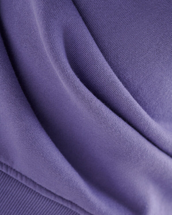 Chandail original décontracté à capuchon et glissière en coton bio Chandail original décontracté à capuchon et glissière en coton bio