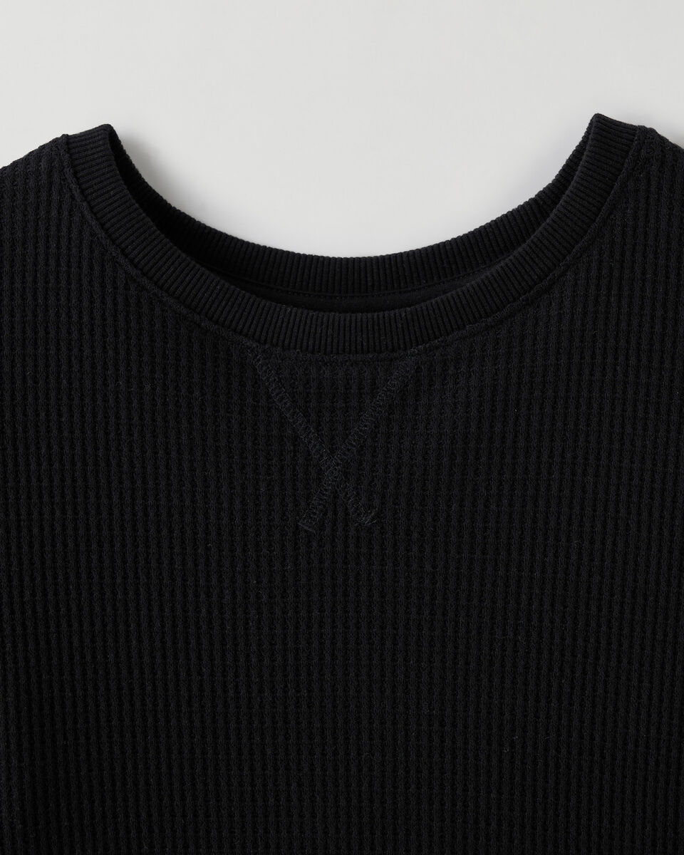 Waffle Long sleeve Top