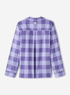 Chemise de pyjama &agrave; carreaux pour femme