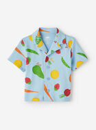 Toddler Garden Print Camp Shirt