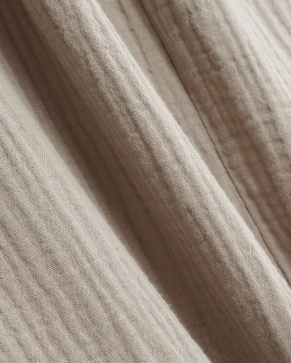 Robe chemise en gaze de coton Isla