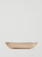 Large Leather Tray Metallic