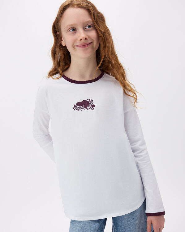 T-shirt &agrave; manches longues d&eacute;conract&eacute; Cooper Pop pour filles