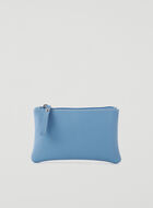 Pochette moyenne à glissière en cuir Cervino