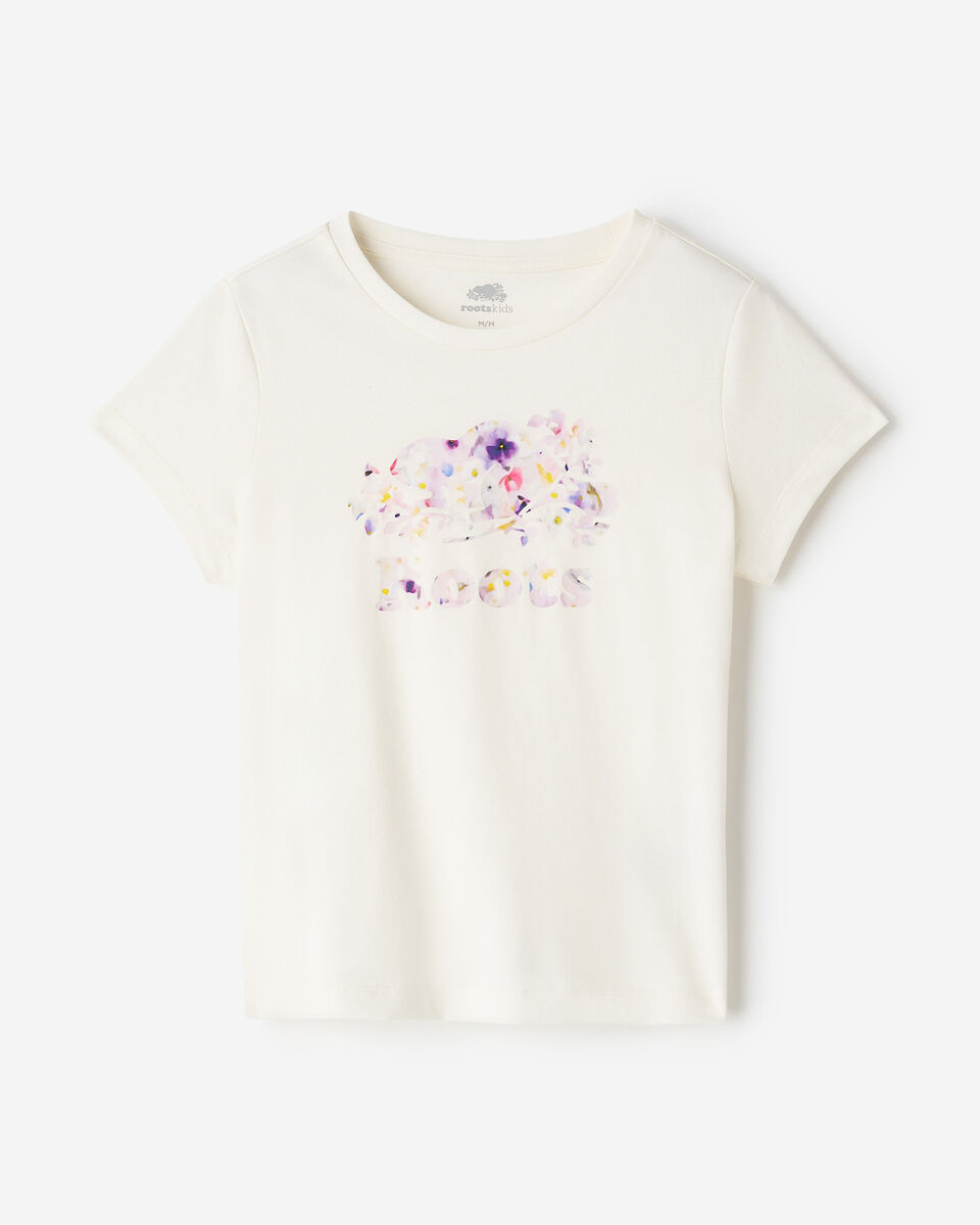 T-shirt ajust&eacute; &agrave; motif floral pour enfants