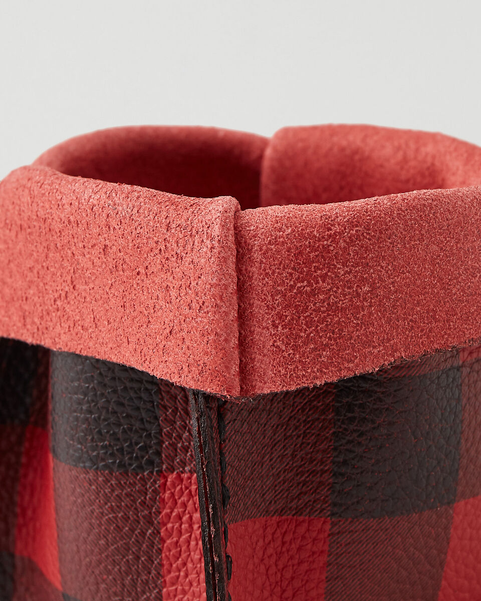 Park Plaid Small Basket Cervino