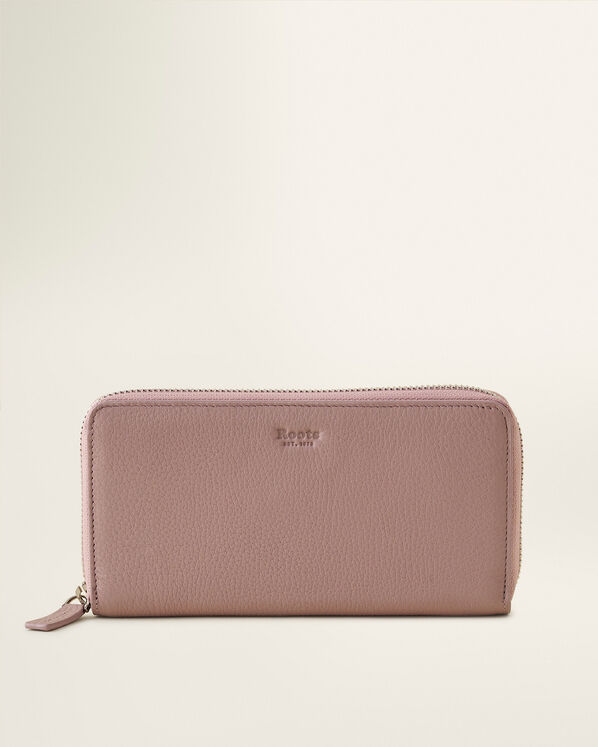 Pochette à glissière en cuir Nuage