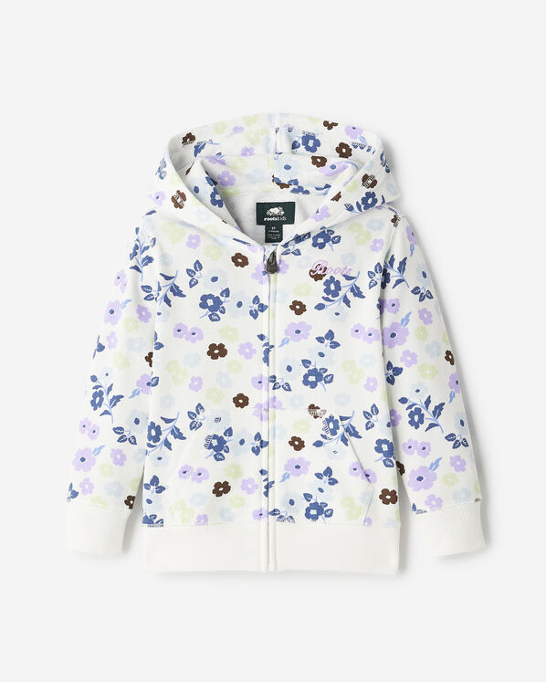 Toddler Floral Full Zip Hoodie