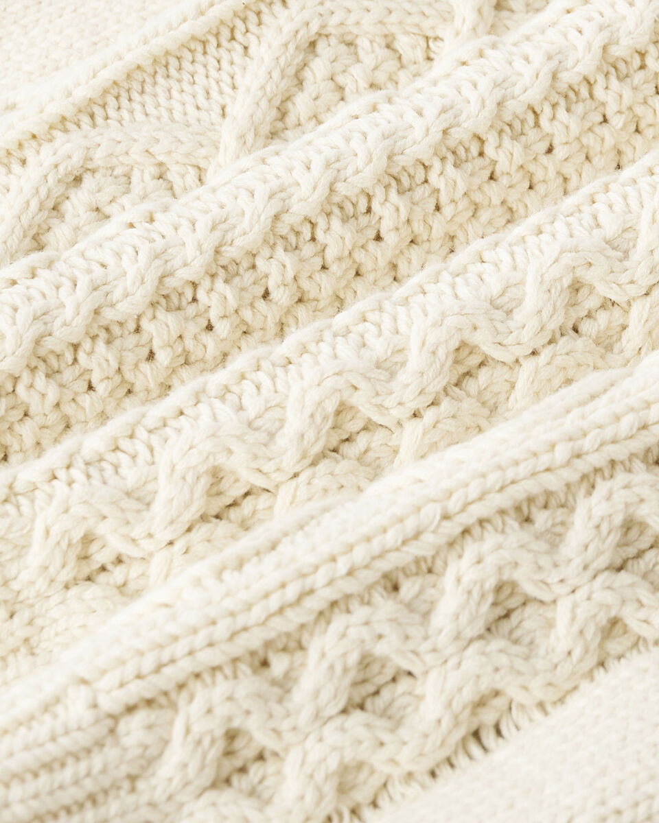 Cable Knit Crew Sweater