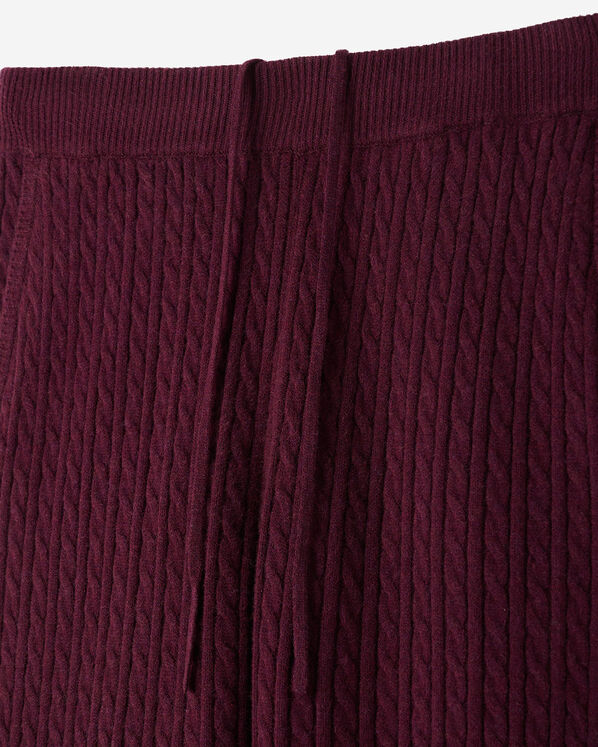 Pantalon &agrave; torsades Bowen