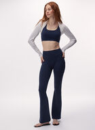 Legging sport &eacute;vas&eacute; en tricot