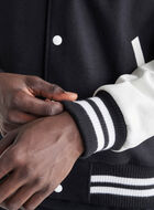 Blouson universitaire rétro pour homme