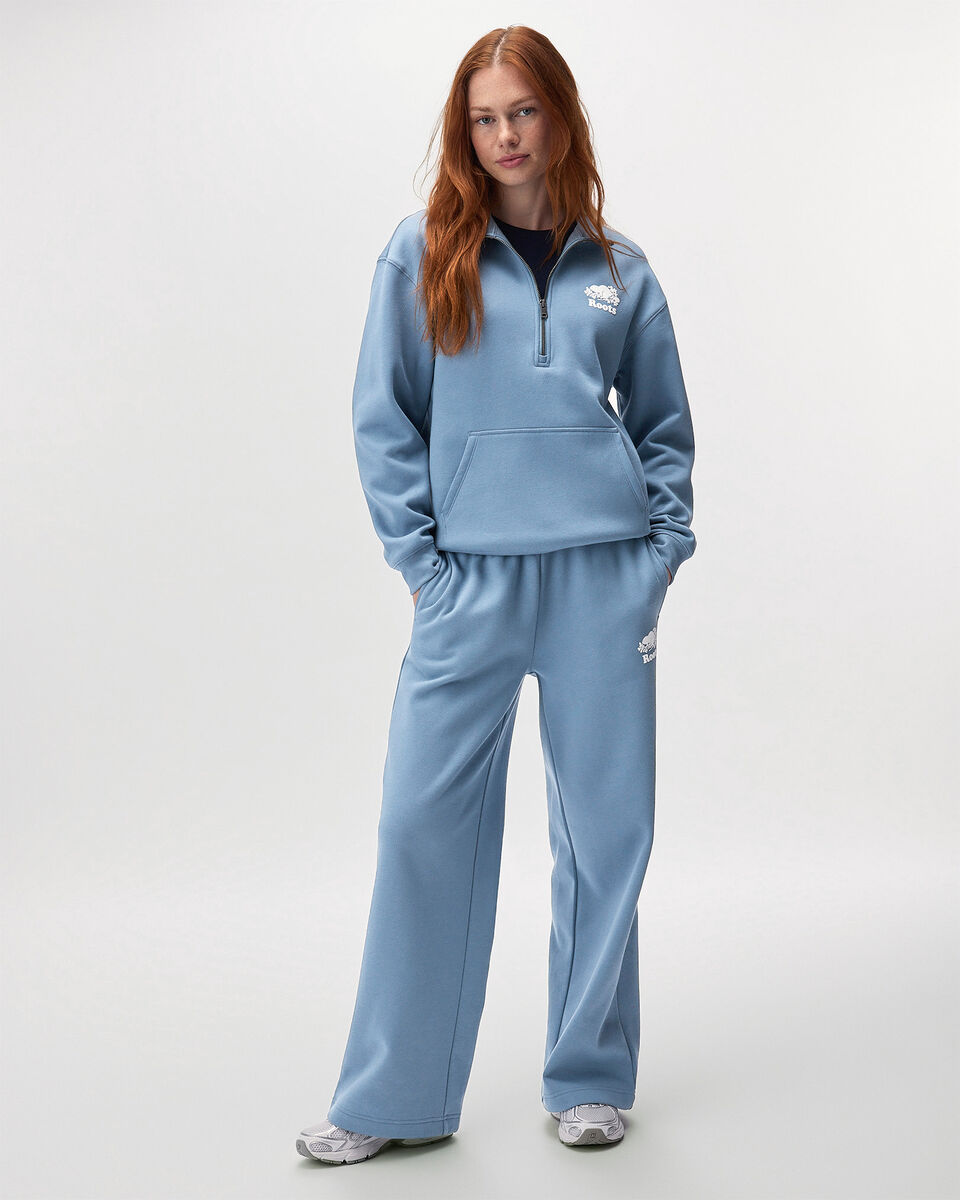Organic Cooper Relaxed Quarter Zip Stein