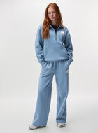 Organic Cooper Relaxed Quarter Zip Stein