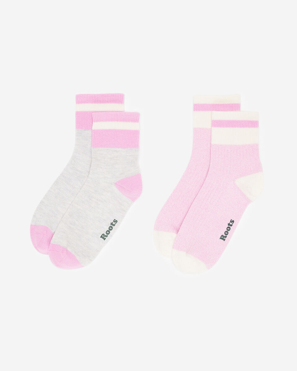 Adult Cotton Cabin Ankle Sock 2 Pack