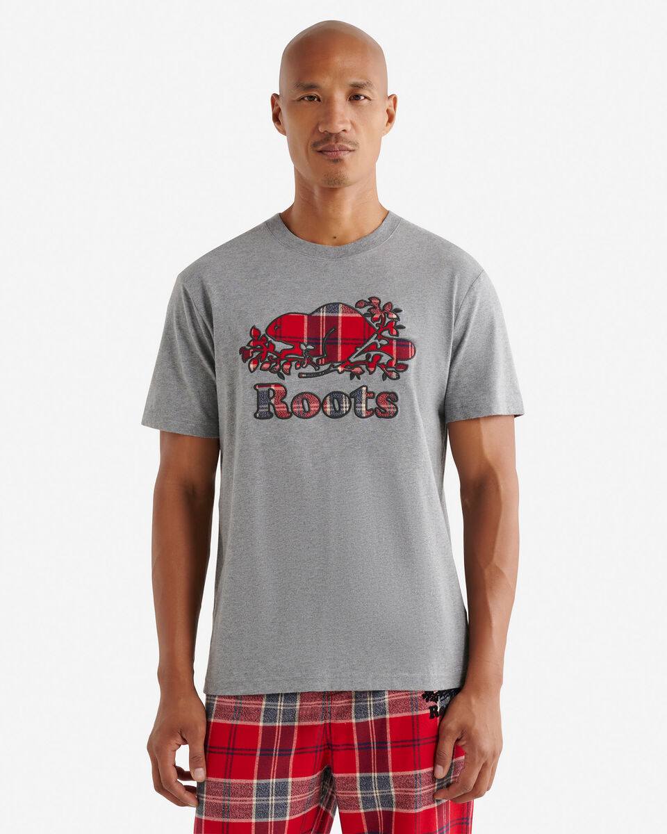 T-shirt Cooper à carreaux pour hommes