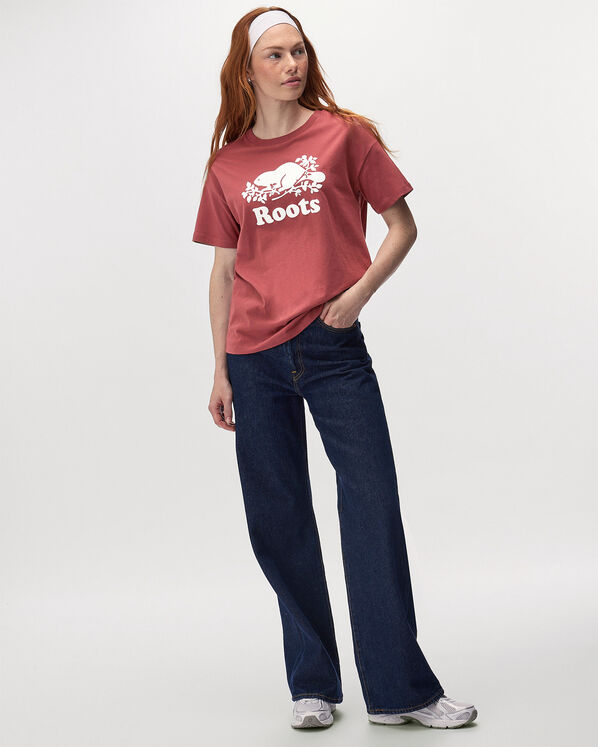 T-shirt d&eacute;contract&eacute; en coton bio Cooper pour femme