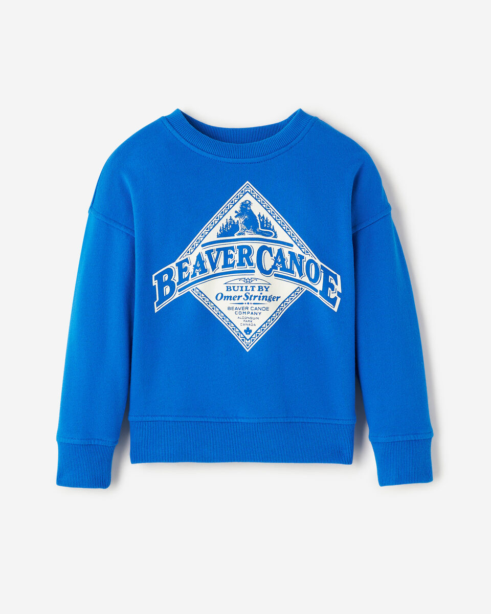 Toddler Beaver Canoe Relaxed Crew Sweatshirt