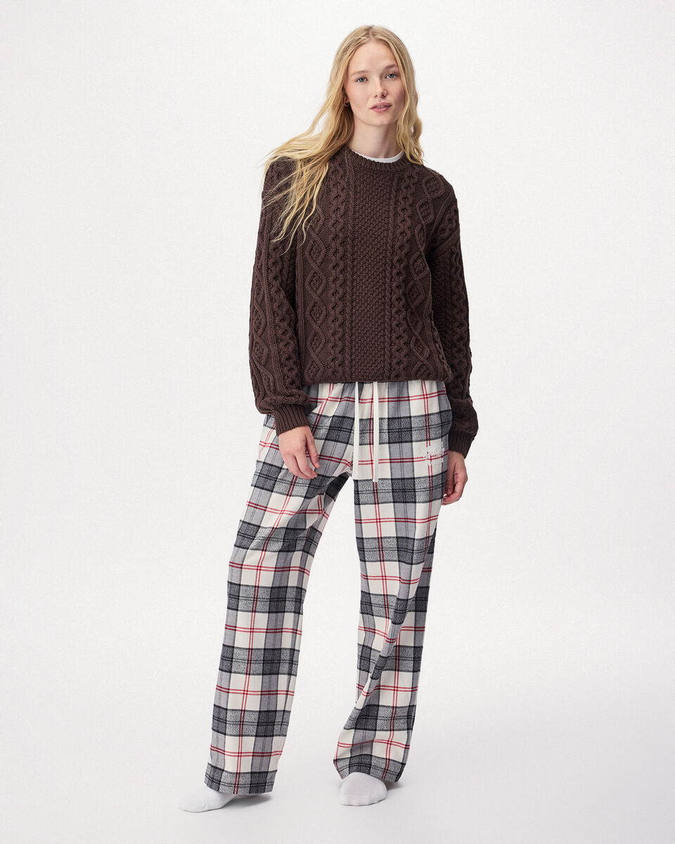 Pantalon de pyjama &agrave; carreaux pour femme