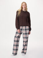 Pantalon de pyjama &agrave; carreaux pour femme