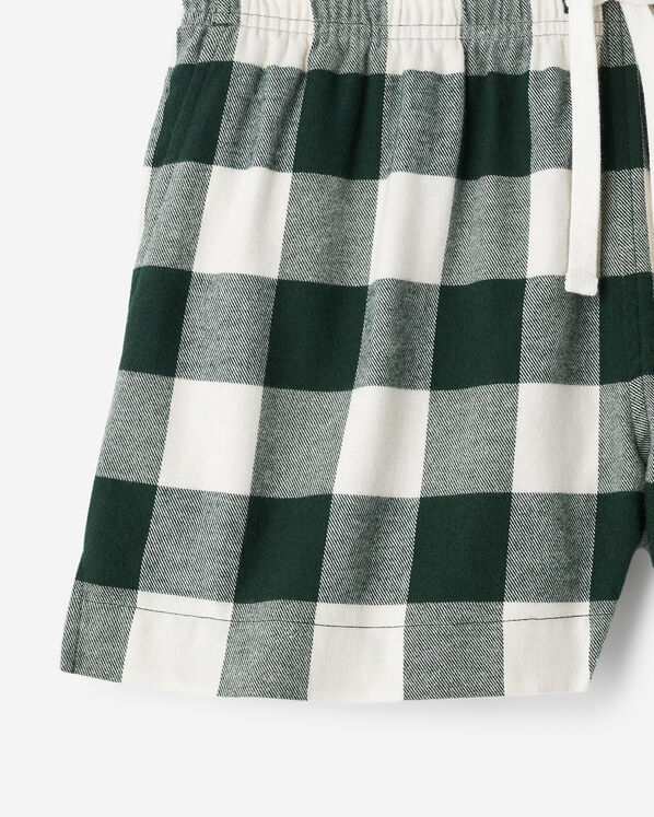 Short de pyjama &agrave; carreaux pour femme