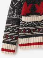 Cardigan-ch&acirc;le Cabane &agrave; motifs Fair Isle