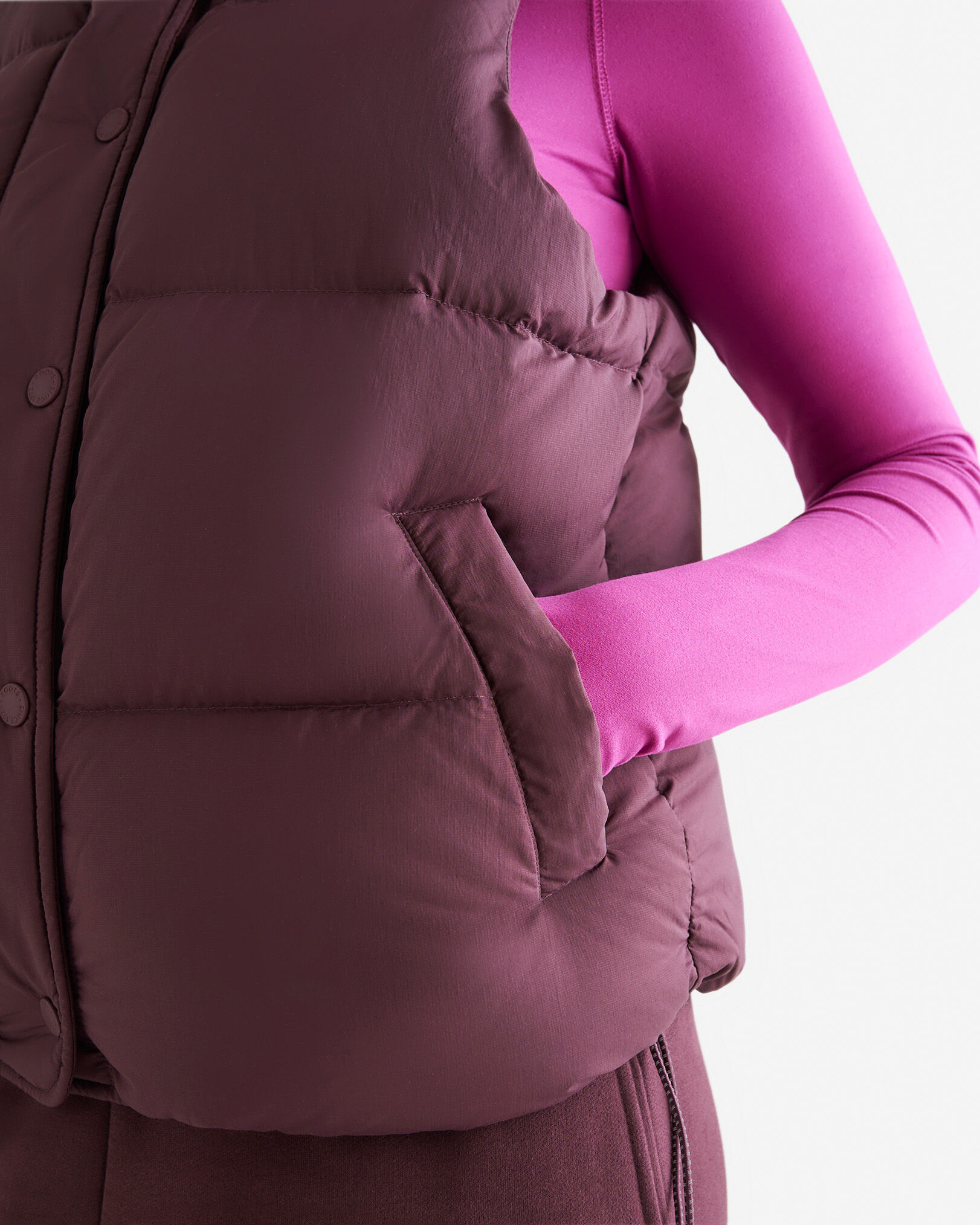 Roots Down Puffer Vest
