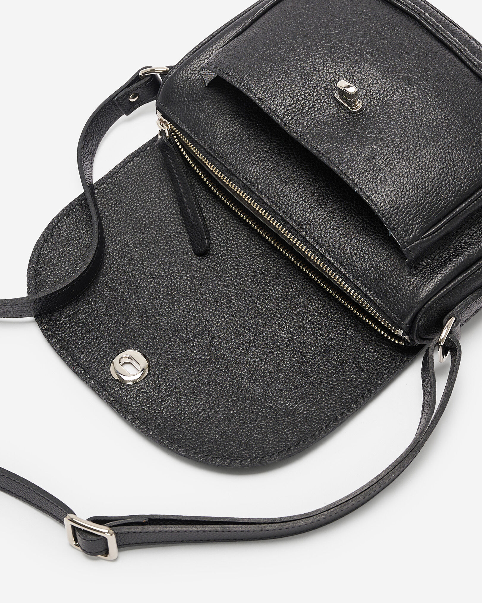 Roots leather crossbody bag clearance