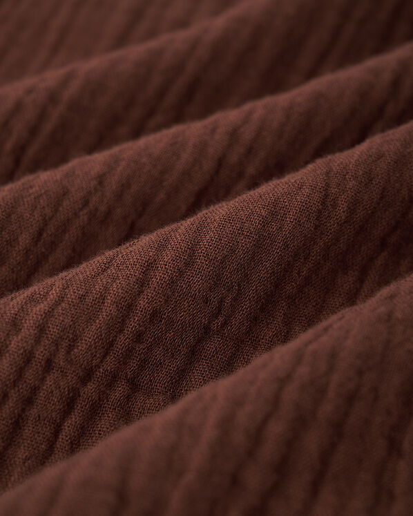 Robe chemise en gaze de coton Isla