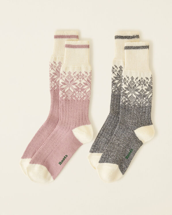 Adult Roots Elsa Sock 2 Pack