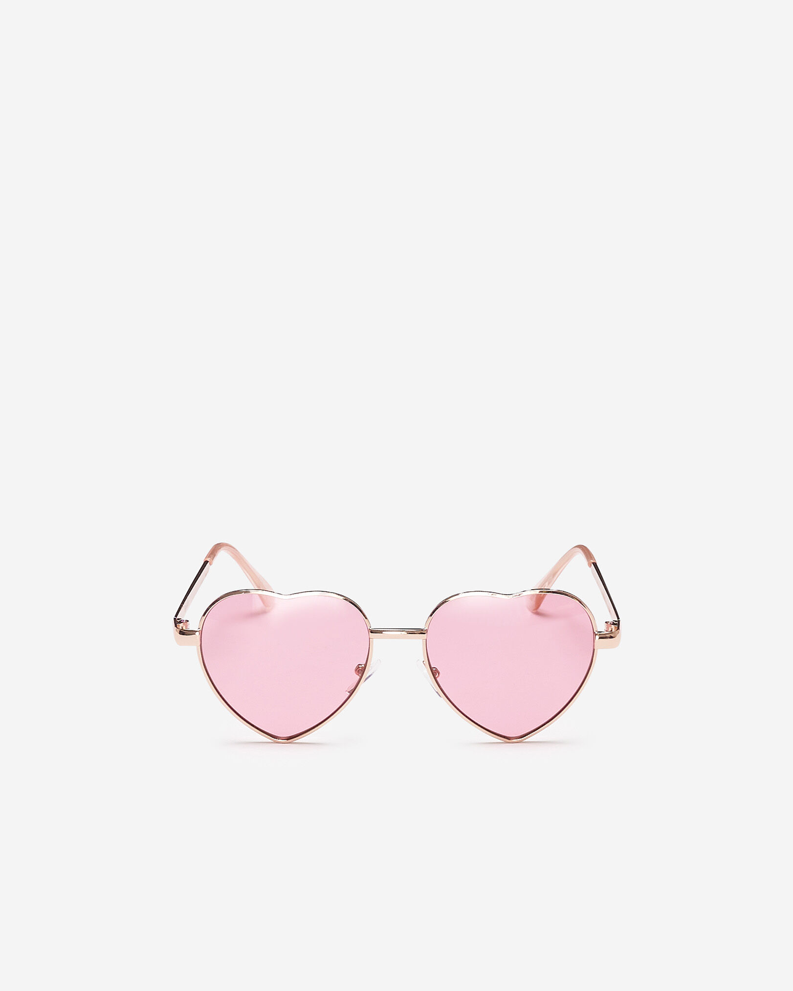 Lunettes de soleil en forme de cœur en métal pour enfants