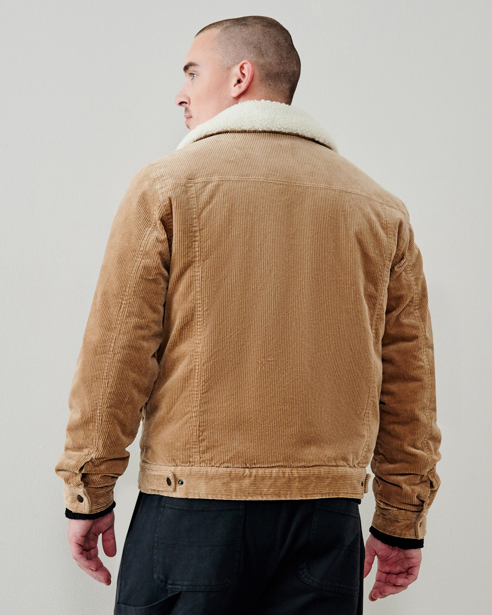 Sherpa Lined Trucker Jackets Outerwear Roots