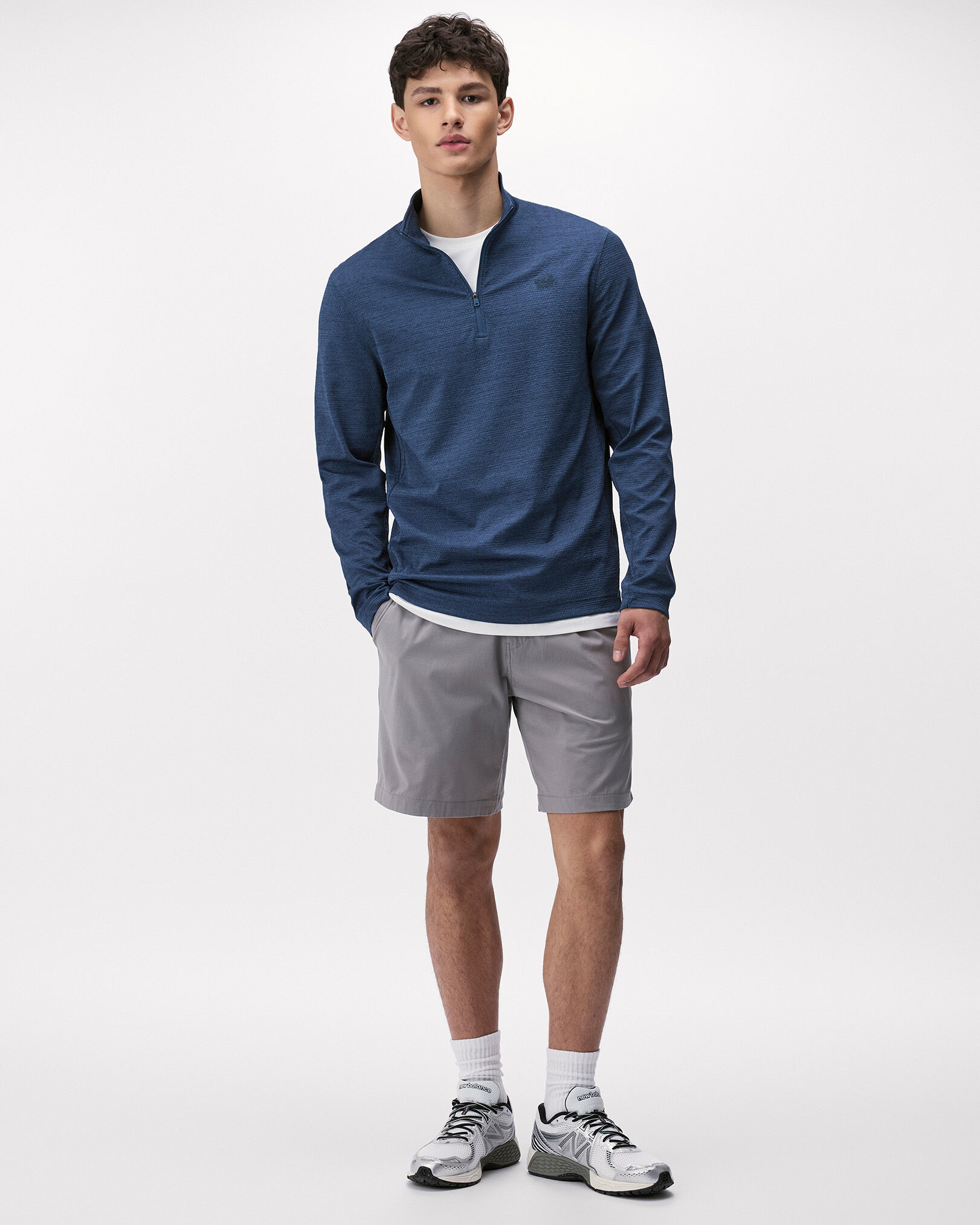 Active Textured Quarter Zip