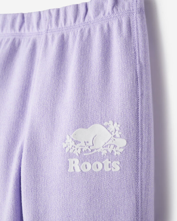 Pantalon original en jersey bouclette de coton bio pour tout-petits