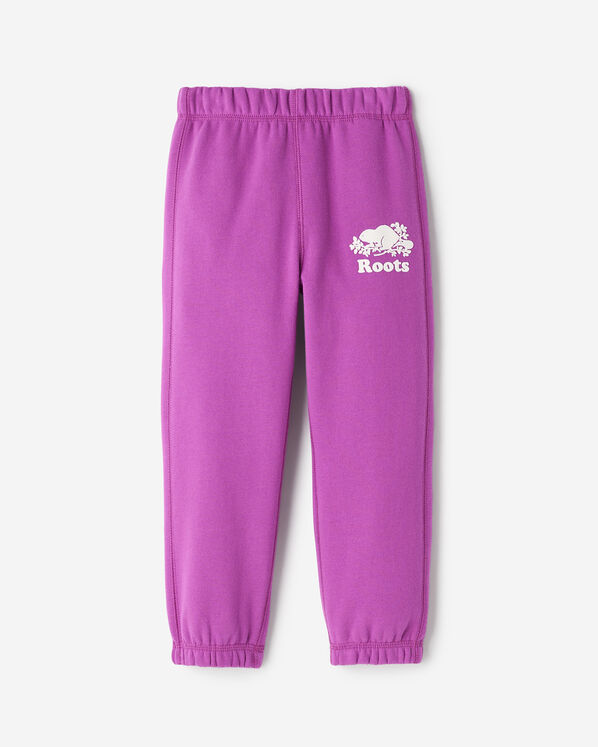 Pantalon original en molleton de coton bio Roots pour tout-petits