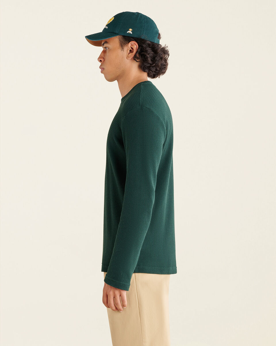 Waffle Long Sleeve Crew Top