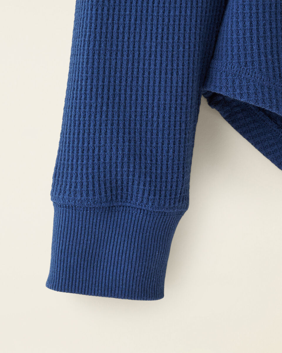 Waffle Long Sleeve Top