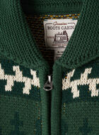 Cardigan châle Cabane Fairisle pour enfants