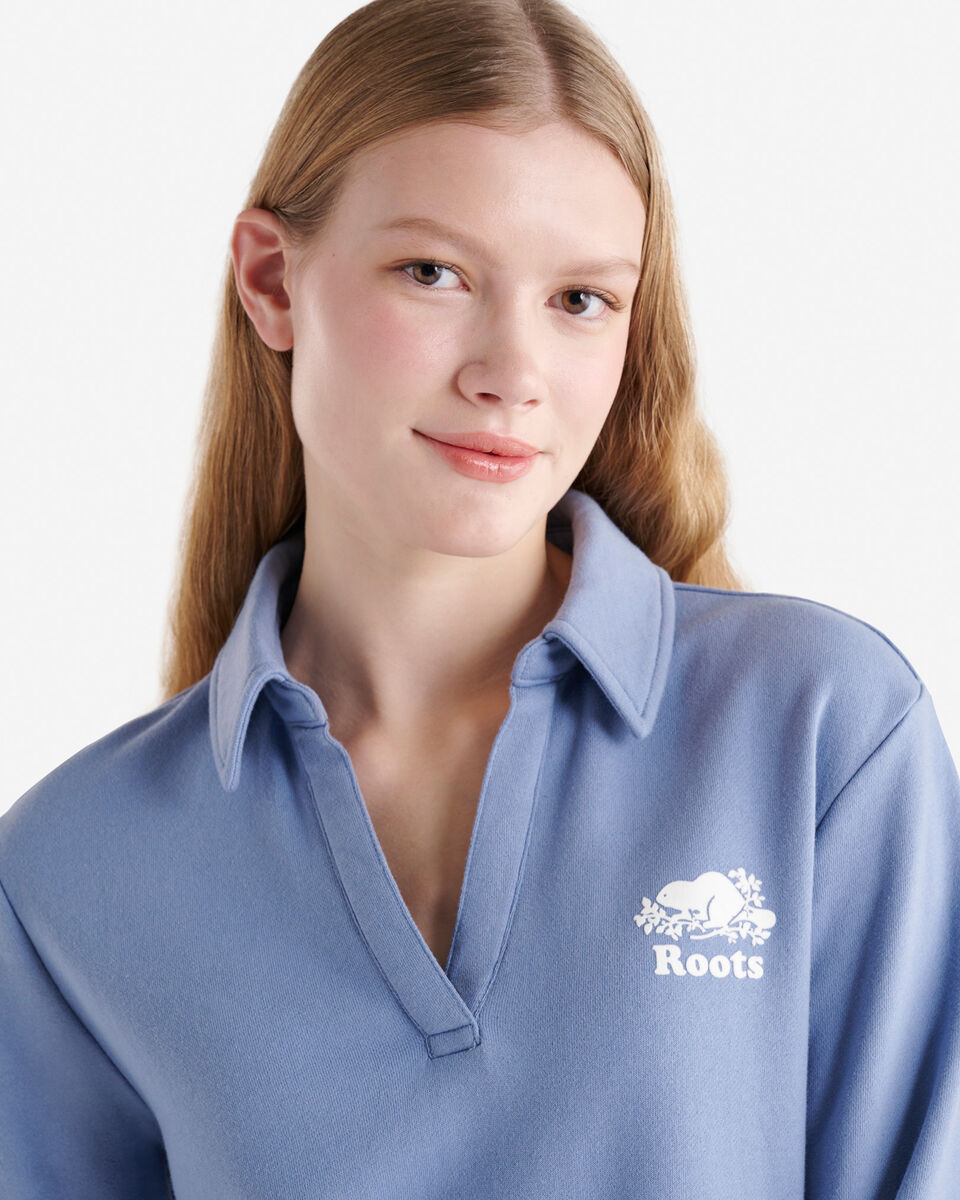 Organic Cooper Long Sleeve Polo Dress