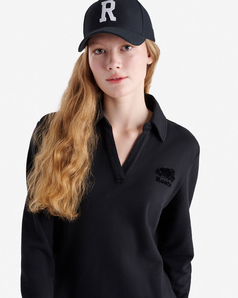 Organic Cooper Long Sleeve Polo Dress