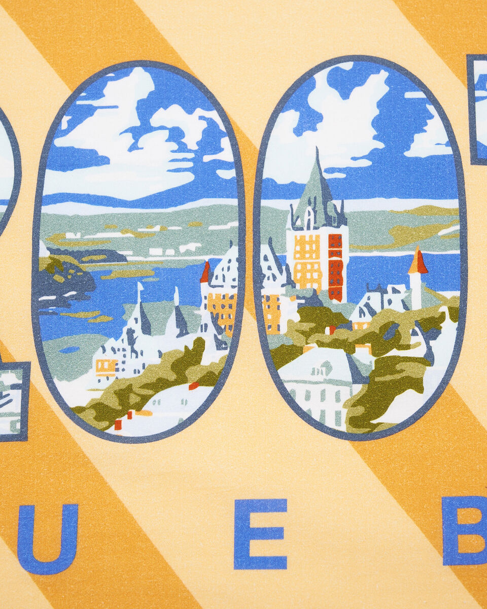 Greetings From QC Tea Towel