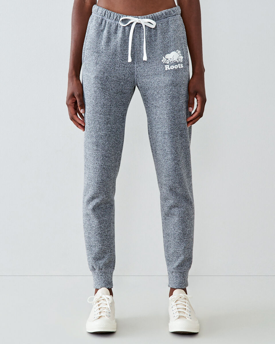 Pantalon court en molleton ajusté à cheville côtelée (entrejambe : 26 po)