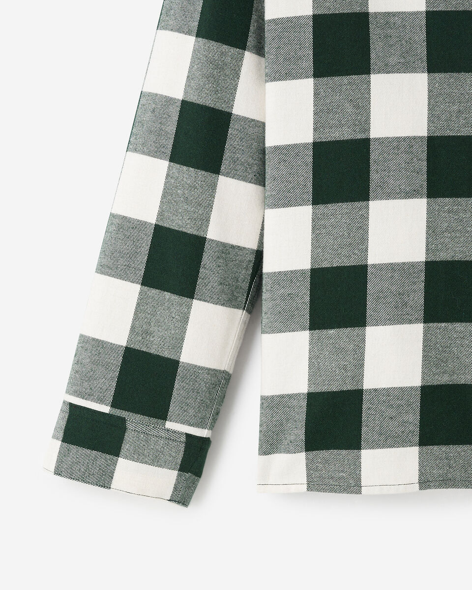 Chemise de pyjama &agrave; carreaux pour femme