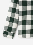 Chemise de pyjama &agrave; carreaux pour femme