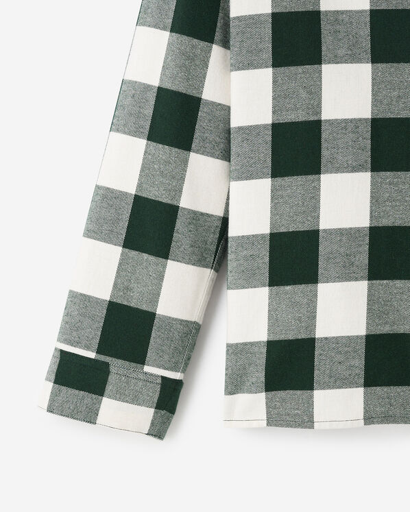Chemise de pyjama &agrave; carreaux pour femme
