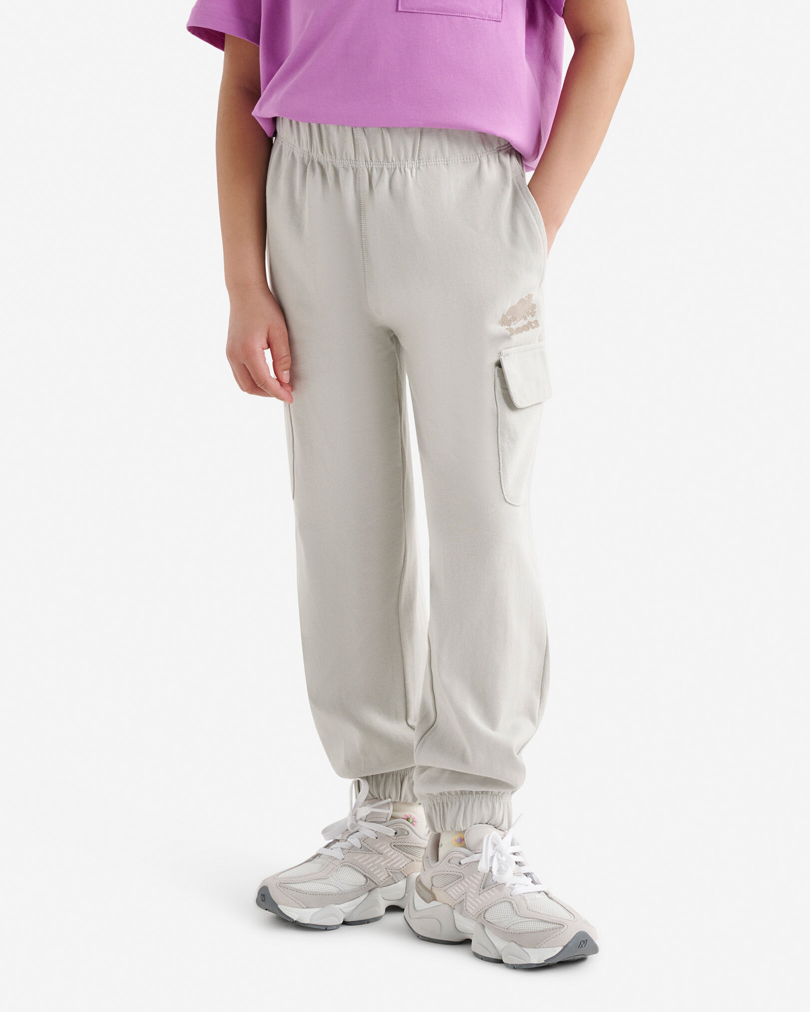 Pantalon cargo en jersey épais Cooper pour enfants