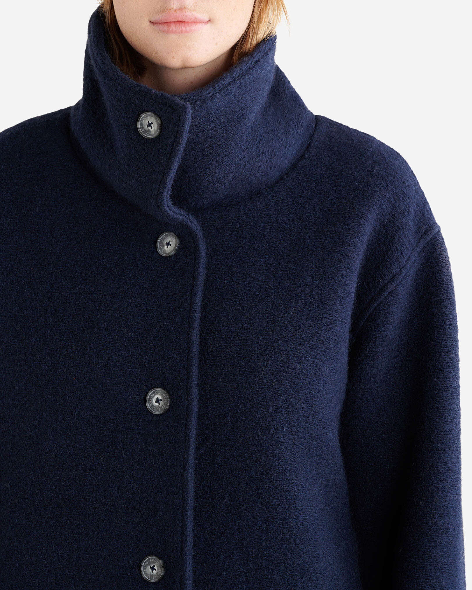 Navy coatigan next on sale
