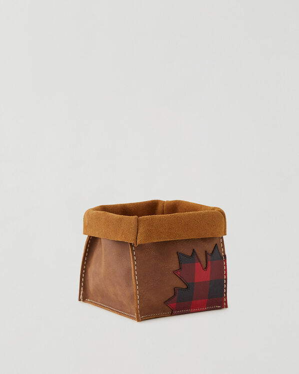 Park Plaid Canada Medium Basket
