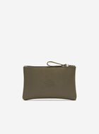 Pochette moyenne à glissière en cuir Cervino