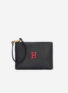 Monogram Wristlet Black